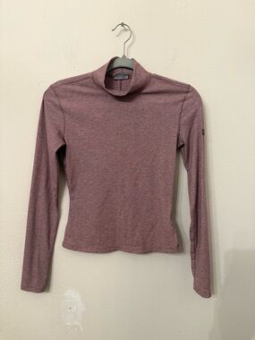 Columbia Women's Long Sleeve Mock Neck Top in Mauve Heather